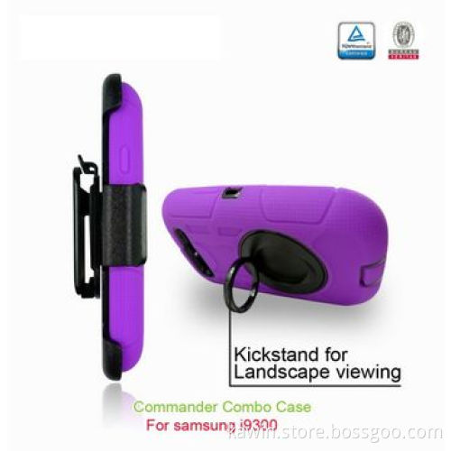 Commander 2-in-1 PC + Silicone Cover for Samsung Galaxy S3